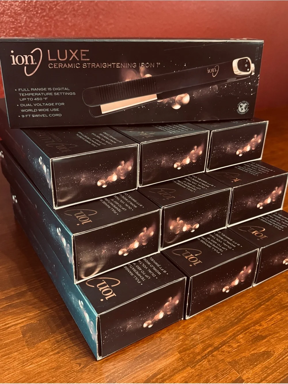 Ion Luxe Ceramic Straightening Iron 1”